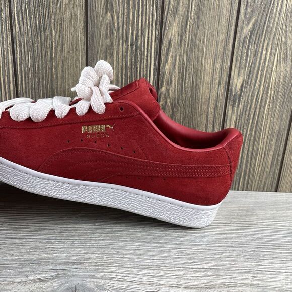 Puma Suede Classic Tones Lace Up  Mens Red Sneakers Casual Shoes 38955002 Sz: 9 - Picture 3 of 16